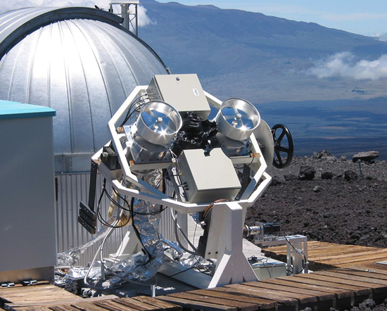 A 2-element prototype system was tested on the Mauna Loa site from 2002 to 2004.