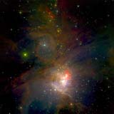 The Orion nebula image taken by WIRCam.