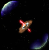 An Artist's conception of the brown dwarf ISO-Oph 102