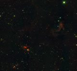 The wide field of view of WIRCam allows astronomers observing star formation efficiently.  Three star formation regions are shown in this image.  They are Sh 2-233, Sh 2-233IR and G173.58+2.45 (from right to left).