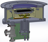 Cross sectional view of the TAOS II CMOS camera design