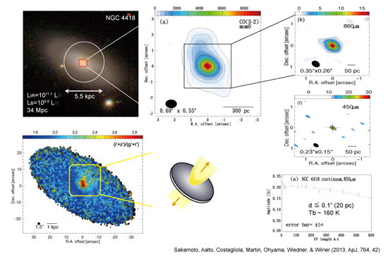 Gauging the Hidden Hot Nucleus of NGC 4418 with submillimeter Interferometry