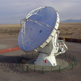 the procured NA 12m Vertex prototype antenna at the JVLA site in Socorro, New Mexico.