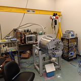 In May 2017, the GLT make the very first-time integration test from receiver to the backend recorder in ASIAA-Hawaii laboratory. Since the instrument rack is not delivered on time, the cable is not routing organized. However, the injection tone signal from RF window is recorded in the backend recorder as expected.