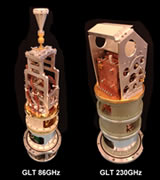 Two GLT receivers for VLBI, the 86GHz one is a re-packaged design base on AMiBA project and the 230GHz receiver is a cooperation output with Osaka Prefect University.