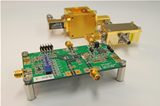 Phase-locked loop evaluation board for GaAs HBT Voltage-Controlled Oscillator MMIC module