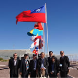 Delegation from Taiwan during the ALMA inauguration in March 2013 at the OSF in Chile.