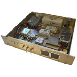 This is a photo of the YTLA clock distribution drawer packaged in a standard rack mount 2U height EMI chassis.