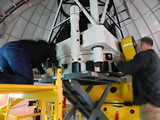 Installation of TAOS II primary mirror on telescope #2.