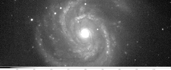 First Image from TAOS II Telescopes