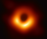 Image of the black hole in M87, obtained by the Event Horizon Telescope Collaboration.